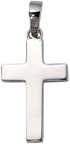 Jobo Damen-Kreuz-Anhänger aus 925 Sterling Silber ohne Kette