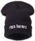 4sold (TM) Mütze im Beanie-Stil, Mützen und mehr aus der Bad-Hair-Day-Kollektion Gr. Medium/Large, fck the rest