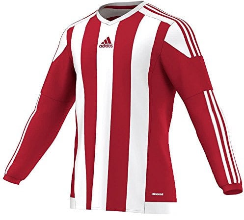 adidas STRIPED15 JSY L Long sleeved football kit - T-Shirt for Men, XL, Red