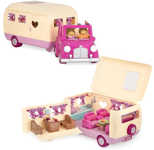 Li'l Woodzeez Camping-Car Heureux 21 cm 38-pièces