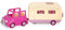 Li'l Woodzeez Camping-Car Heureux 21 cm 38-pièces