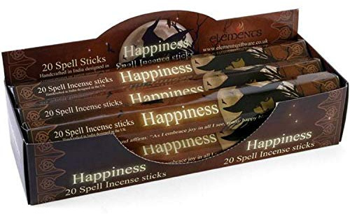 Something Different Elements Happiness Spell Incense Stick (Pack Of 6) (One Size) (Multicolour)