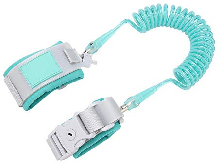 Hztyyier Kind Anti verloren Handgelenk link Harness Strap Seil Leine Walking Hand gürtel Band Armband für Kleinkinder, Kinder(Grün)