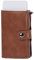 Moneyhold® Slim Wallet - Kartenetui Herren - Mini Geldbörse Herren auch mit Münzfach - Karten Portemonnaie Herren Klein (1 - Ohne Münzhalter, 2 - Classic Braun)