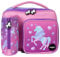 Fringoo - Bolsa de Almuerzo Cuadrada Grande para Niños | Lonchera para Niños | Perfectas como Lonchera para la Escuela | Regalo ideal para los Chicas - Mezcla de Unicornio