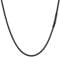 PROSTEEL schwarz Schlangenkette Halskette mit Sicherheitsverschluss 61cm/24 Damen Unisex 2mm dünne Kette Ersatzkette für Anhänger Trendiger Modeschmuck Accessoire