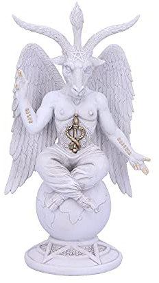 Nemesis Now B5260S0 Dark Lord 26 cm weiße Baphomet-Figur