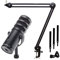 Samson Q9U dynamisches USB XLR Broadcast Mikrofon + keepdrum MS138 Gelenkarm-Stativ