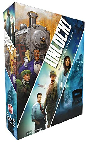 Space Cowboys | Unlock 10! Game Adventures | Card Game | Ages 10+ | 1-6 Players | 60+ Minutes Playing Time, Multicolor