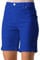 Roman Originals Stretch Shorts for Women UK Ladies Pull On Turned Hem Cut Off Bengaline Mom Boyfriend Boy Denim Casual Cropped Pants Capri Slim Fit Turn Up Summer Crops Mother - Royal Blue - Size 20