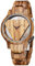 Dreieckige Holzuhr für Herren, kreativ, hohles Zifferblatt, Vintage, natürlich, einzigartig, umgekehrt, geometrisch, Holz-Armbanduhr, Wooden-3, Armband