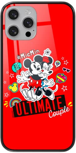 ERT GROUP Coque de téléphone Portable pour Huawei P10 Original et sous Licence Officielle Disney Motif Mickey and Minnie 012 en Verre trempé, Coque de Protection