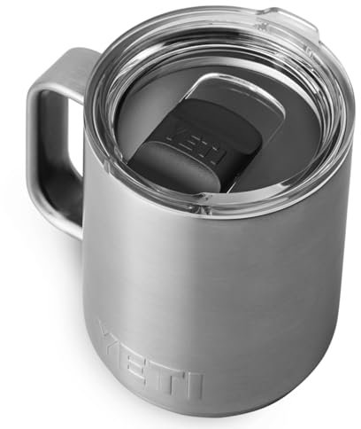 YETI Rambler Tasse, Edelstahl, Stainless Steel, 10 oz (296 ml)