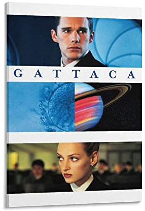 Gattaca Classic Movie Poster Artworks Canvas Poster Wall Art Prints Home Modern Decor 24x36inch(60x90cm)