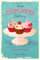 Ontrada Blechschild 20x30cm gewölbt Cupcakes Made with Love Sweet Bakery Deko Geschenk Schild