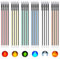 AUKENIEN 60 Stück 5MM 12V Vorverdrahtete Transparent LED Leuchtdioden Sortiment Kit 12 Volt Rundkopf LED Dioden Licht Leuchtdiode Set 6 Farben Weiß Rot Gelb Grün Blau Orange (10 Stück Jede Farbe)