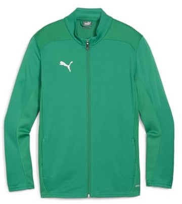 PUMA Chaqueta de Entrenamiento Teamfinal Jr Pista, Verde Deportivo Plata, 116 Unisex Adulto