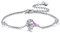 VONALA Einhorn Faultier Engel Hase Armbänder Mädchen 925 Sterling Silber Süßer Armband Schmuck (Engel)