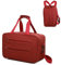 RAYKONG Bolsa de Cabina Convertible en Mochila 40x20x25cm Ryanair 10kg Equipaje de Mano Bolso Mochila de Cabina Vueling(Cab2-Conver-Rojo)