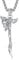 HXWZB Skull Axe Necklace for Men Sterling Silver Axe Pendant Punk Gothic Skull Jewellery for Men Women