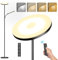 LED Uplighter Floor Lamp, Super Bright Stand Lamp, Dimmable Brightness and 4 Color Temperatures, Remote & Touch Control for Living Room Bedroom Office (Carbon Black)