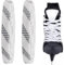 EIHI Profi-Schnürsenkel für Eishockey-Schlittschuhe Gewachst Auch für Inlineskates & Rollschuhe geeignet，244CM