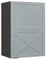 Vicco Küchenschränke Fame-Line, hängender Küchenschrank, Hellblau-grau, 50 cm