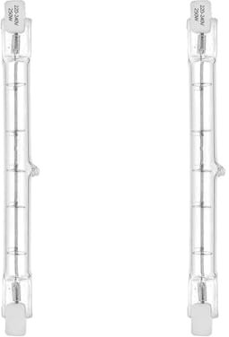 ShuoHui R7S Halogen Light Bulb 118mm 250W 230V Dimmable Halogen Rod Lamp for Construction Spotlights, Work Landscape Lighting, Living Room Lights (2)