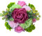 Bouquet de savon solide et fleurs de savon Anicka