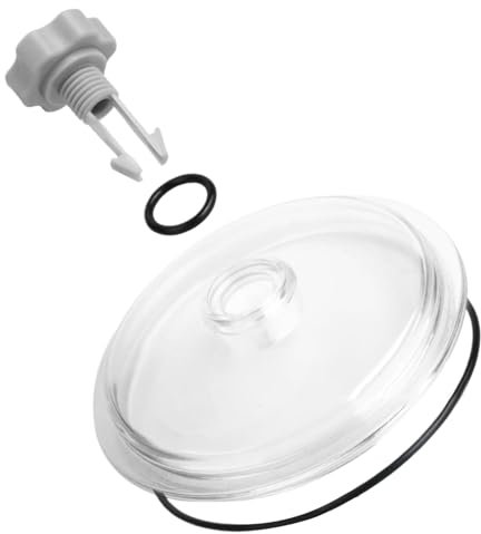 Pool Leaf Tip Deckel Deckel Pool Sand Filter Ersatz für Ersatzteile – Abdeckung zum Schneiden von Filtern | Pool- und Spa-Zubehör mit Ring und Ventil für die Entnahme