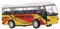 Abaodam Modellauto Aus Legierung Spielzeugautos Schulbusdekorationen Spielzeugbusse Trägheits-spielzeugauto-modellbus Schulbusspielzeug Gelber Bus Schulbus-Ornament Stadtbus
