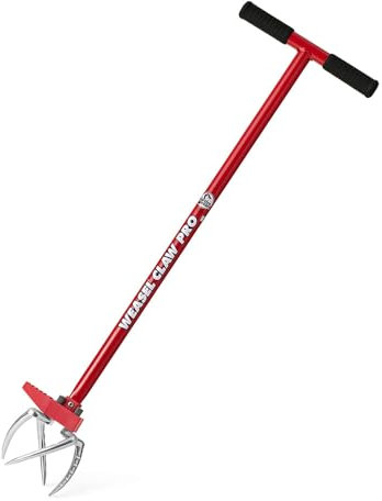 Garden Weasel Claw Pro – Black Grip | 3-in-1 Twist Tiller, Cultivator, Weed Puller & Soil Loosener | Gardening Hand Tool | 91336-A