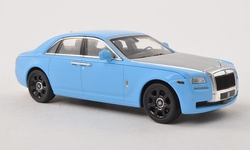 Rolls Royce Ghost, hell-blau/silber, LHD , Modellauto, Fertigmodell, IXO 1:43