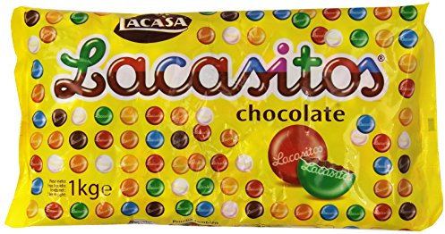 Lacasitos Gragea de Chocolate con Leche Recubierta con Azúcar Coloreado 1 kg