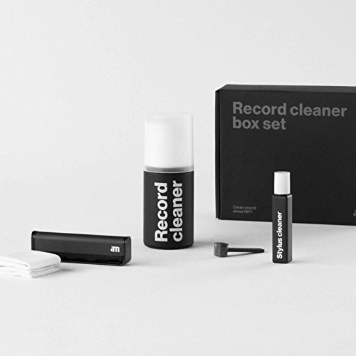 AM Clean Sound Record Cleaner Box Set - Schallplatten Reinigung und Pflege Kit - Vinyl LP Platten Reinigungsset - Vinyl Cleaning Kit für Besseren Sound und Erhöhte Langlebigkeit