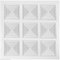 Suspended Ceiling Panel 595mm x 595mm / 23.5 x 23.5 Ceiling Tile Grid Square Screen Diffusers Air Vent Grille RS