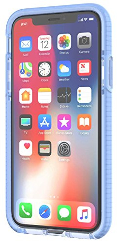 tech21 Evo Mesh Protective Phone Case for Apple iPhone X and Xs - Lilac Blue