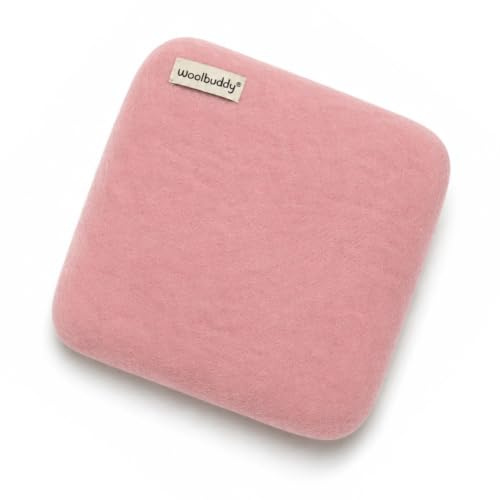 Woolbuddy Wool Felting Pad 10 x 10 x 1.5 Inch (Pink), Durable Needle Felting Mat, Needle Felting Foam Pads