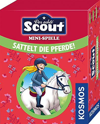 Kosmos Scout Minispiele - Sattelt die Pferde kompaktes Kinderspiel
