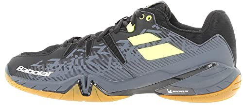 Babolat Herren Shadow Spirit Men Tennisschuhe, Black/Monument, 46.5 EU