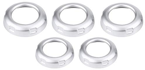Klimaknöpfe, 5 Stück Auto Lautstärke & Klimaanlage Knöpfe Trim Abdeckung für 4 LR4 09–16 Sport 2005–2013