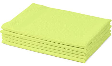 Amago 5 Panni in Microfibra per Vetri, 45 x 65 cm - Verde