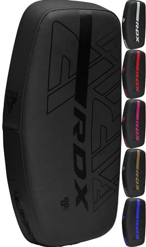 RDX Schlagpolster zum Kampfsport, Kickboxen, Muay Thai Training, Maya Hide Leder Kara Schlagkissen, Boxen, MMA, Groß Thai Pads, Trainerpratzen, Boxpratzen, Boxpads, Thaiboxen, Karate