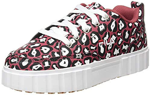 FILA Sandblast kids Unisex-Kinder Sneaker, Pink (Baroque Rose/Leopard), 36 EU
