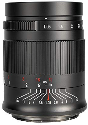 7artisans 50mm f1.05 grande apertura Full Frame obiettivo messa a fuoco manuale compatibile con Canon R-Mount telecamere