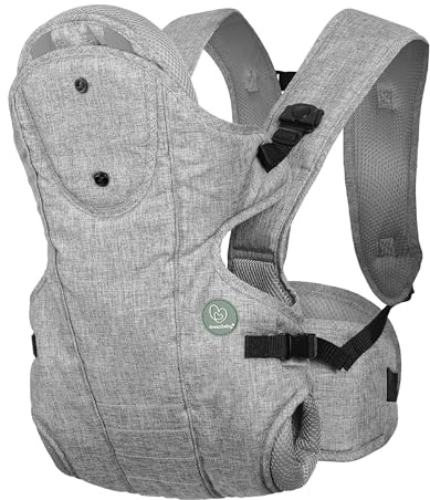 Dreambaby Oxford Verstellbare 3-in-1-Position Babytrage - Bequeme und stilvolle Babytrage für Neugeborene bis Kleinkinder - Geeignet für Kinder von 3,4-15 kg (ca. 3-12 Monate)