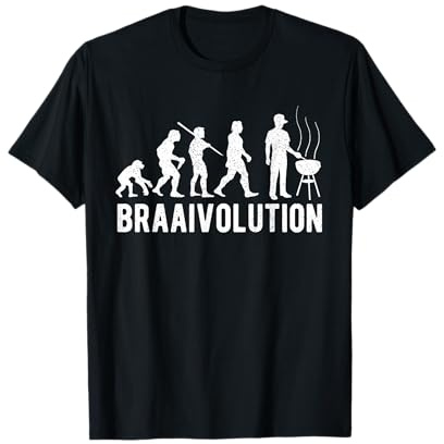 Braai Evolution Grill Expert Funny Family BBQ T-Shirt