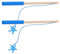 Toddmomy 2Pcs Wooden Magnetic Fishing Rods Wooden Magnet Poles Fishing Children Toy Fishing with Magnet Hooks for Fishing Game Boys Girls