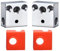 Super Print 2PCS Ender CR10 Heizblock with Silicone Sock for Ender 3/Ender 3 V2 /Ender 3 Pro/Ender 5/Pro CR-10 /CR-10S/CR-10 S4, S5,MK8, MK9 Hotend. （CR10 Heater Block Aluminum）