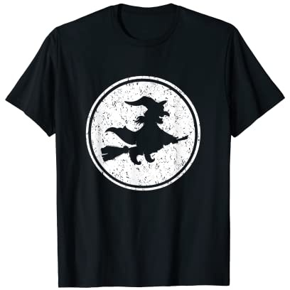 Witch on Broom T-Shirt